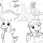 Dinosaur Coloring Book Printable