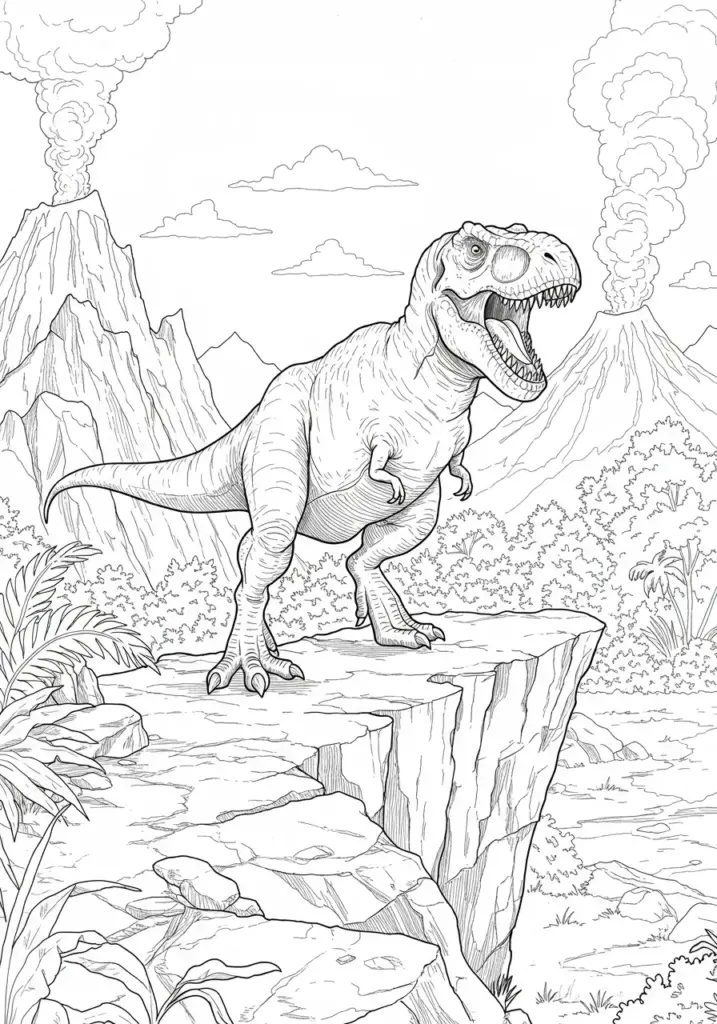 dinosaur coloring book printable 26