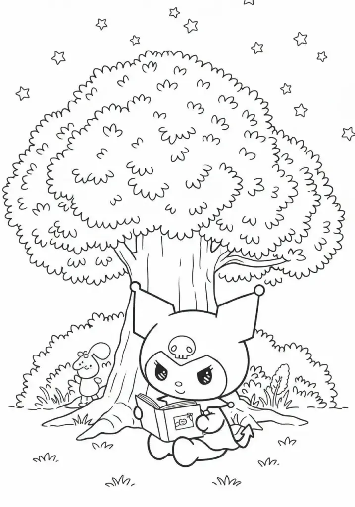 kuromi colouring pages 40