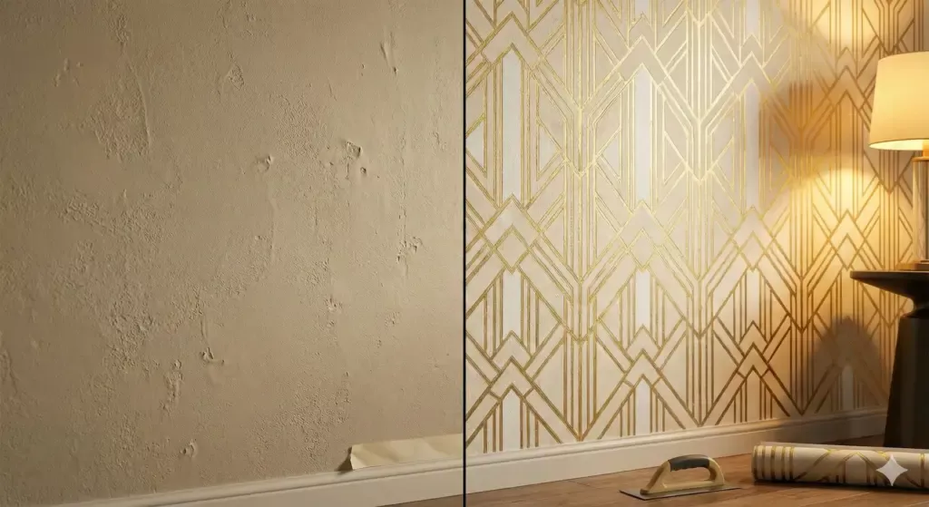 Peel and Stick Wallpapers Safe for Textured Walls