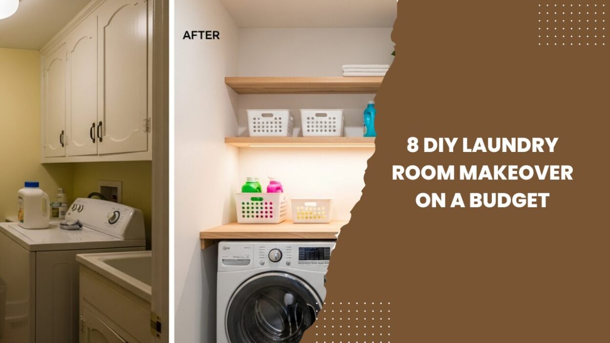 8 DIY Laundry Room Makeover on a Budget