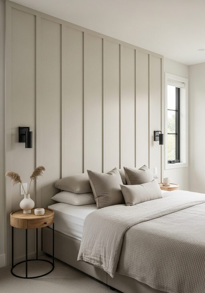 Board-and-Batten Headboard Wall 2