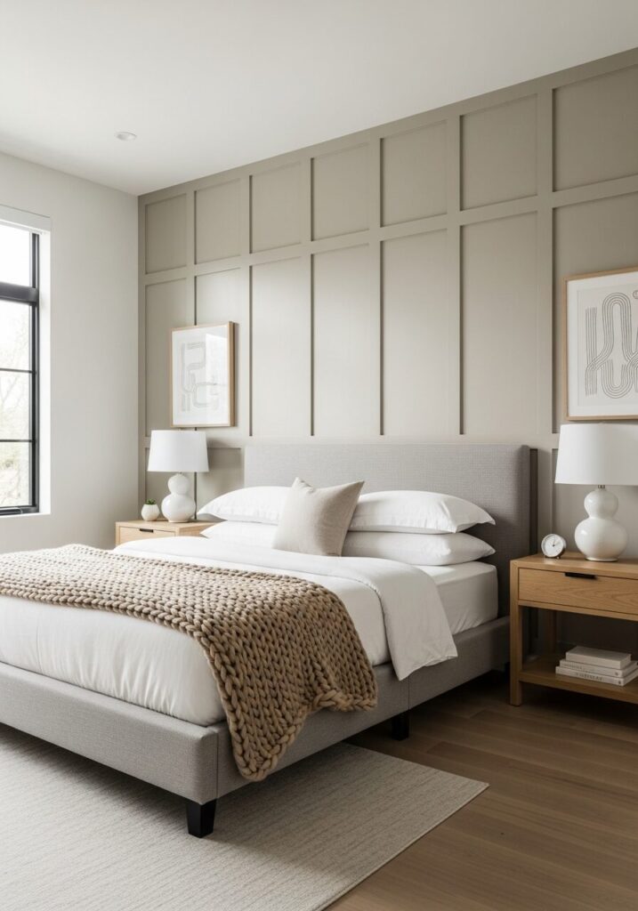 Board-and-Batten Headboard Wall 3