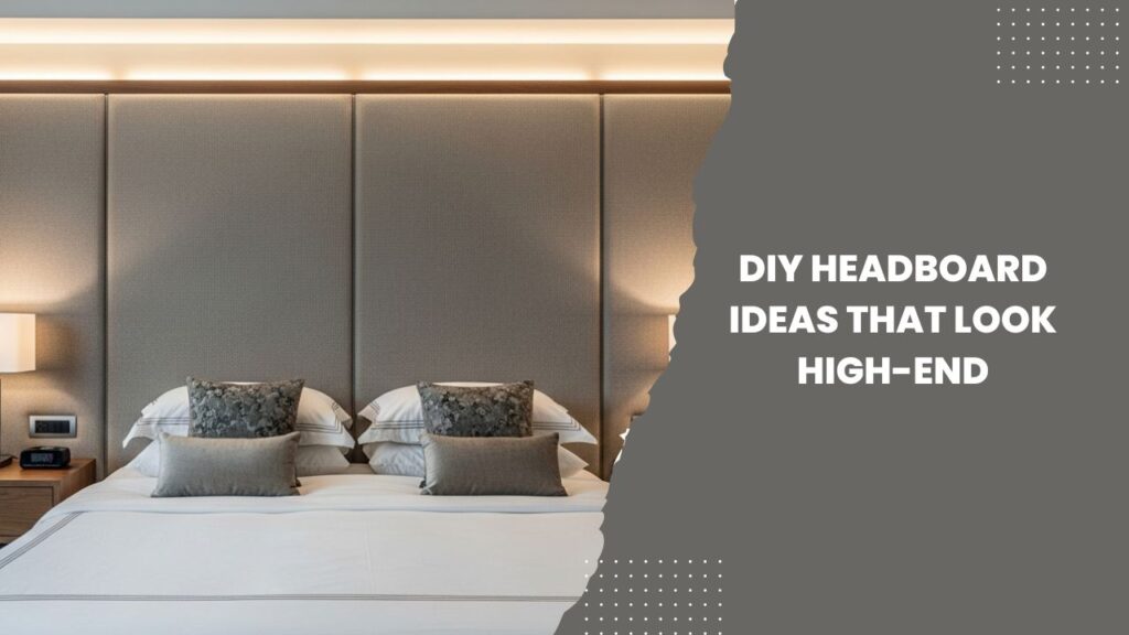 DIY Headboard Ideas That Look High-End