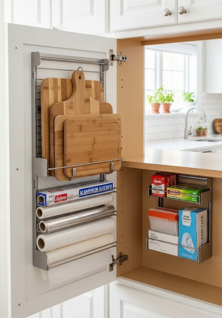Kitchen Cabinet Door Storage