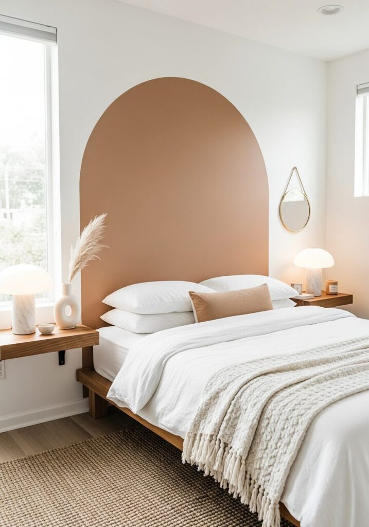 Painted Arch Headboard 1